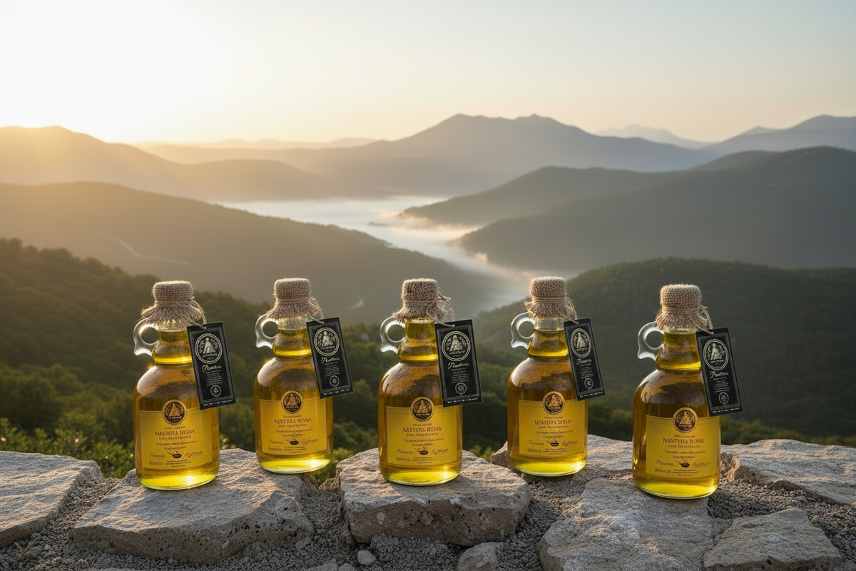 Zeyrazade Premium Extra Virgin Olive Oil Set – 5-Pack Bundle for High-Heat Resistant