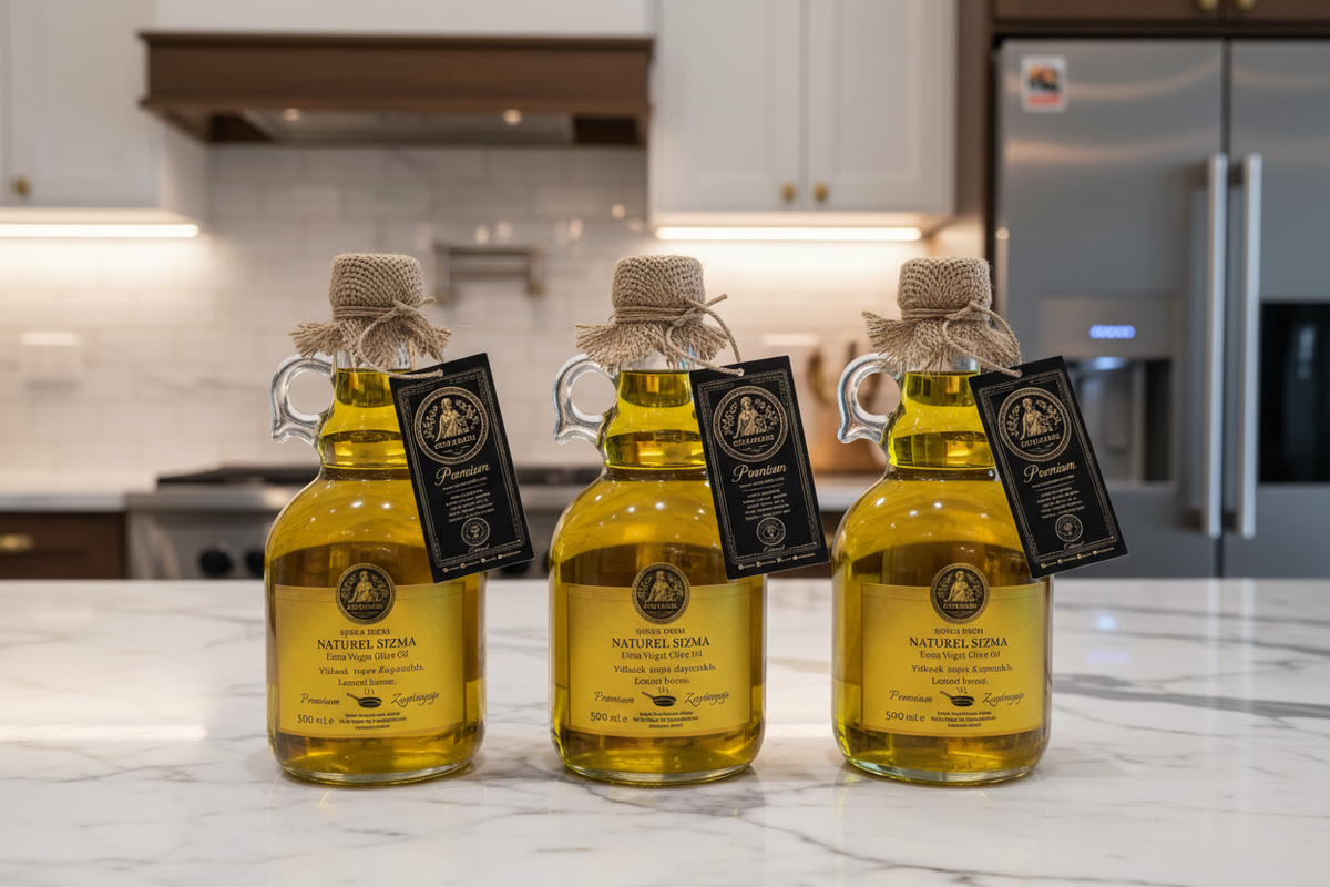 Zeyrazade Premium Extra Virgin Olive Oil Set – Trio Pack for High Heat