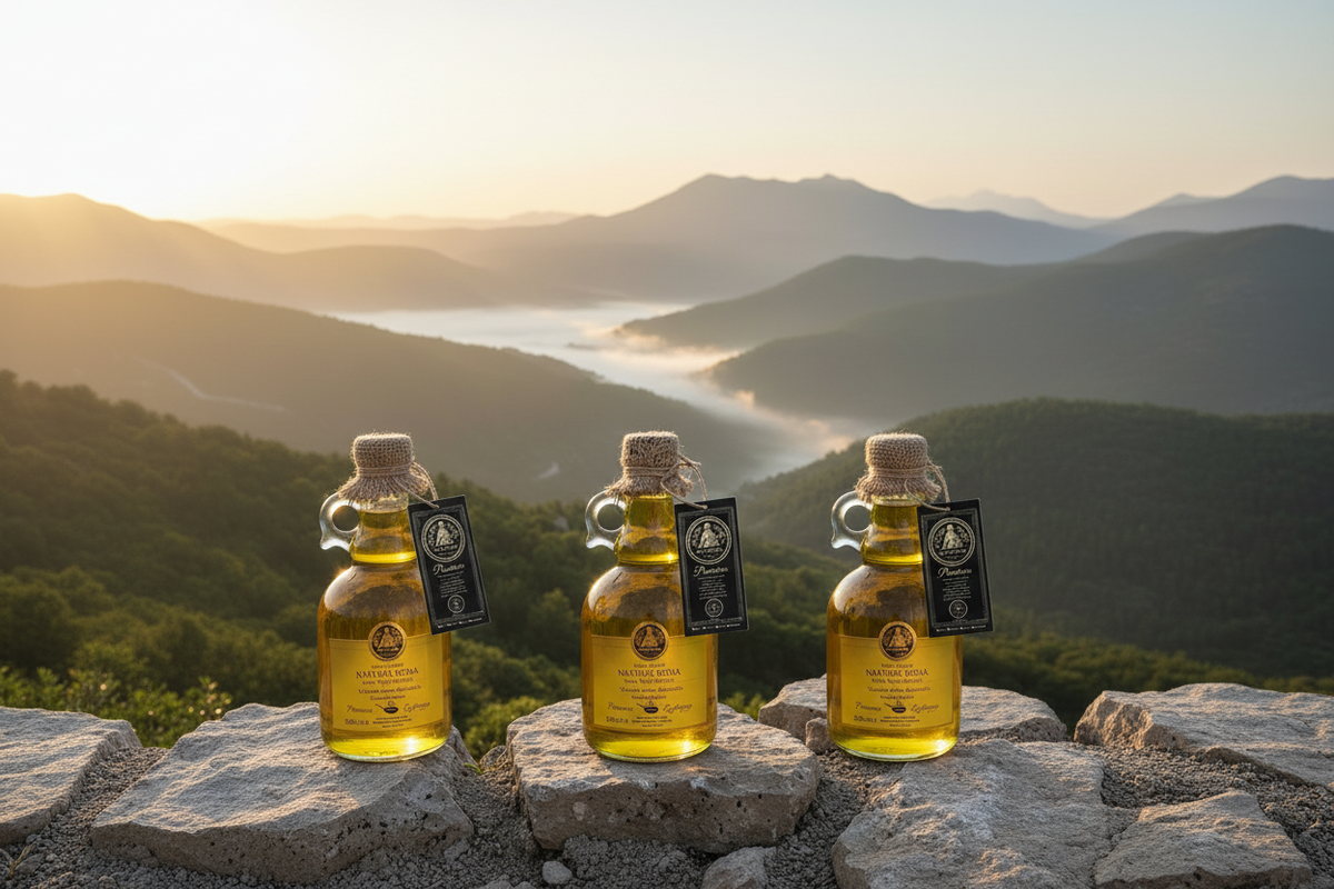 Zeyrazade Premium Extra Virgin Olive Oil Set – Trio Pack for High Heat