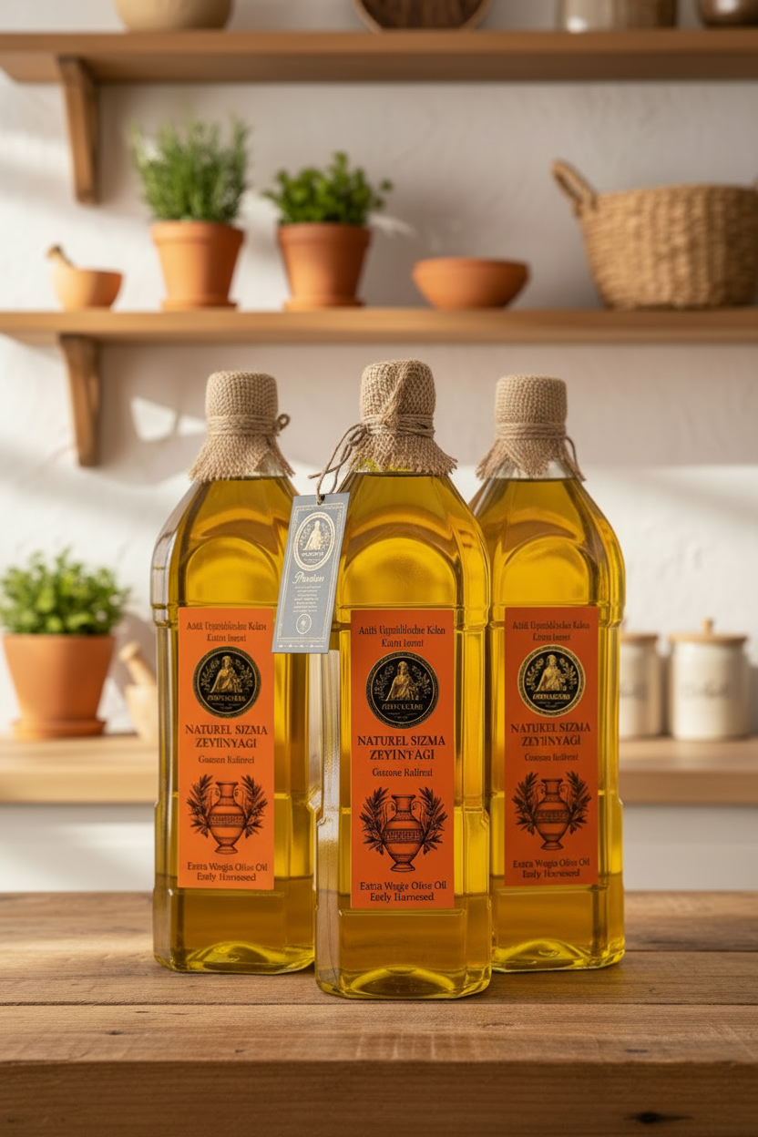 Zeyrazade Cold-Pressed Extra Virgin Olive Oil-Trio Pack