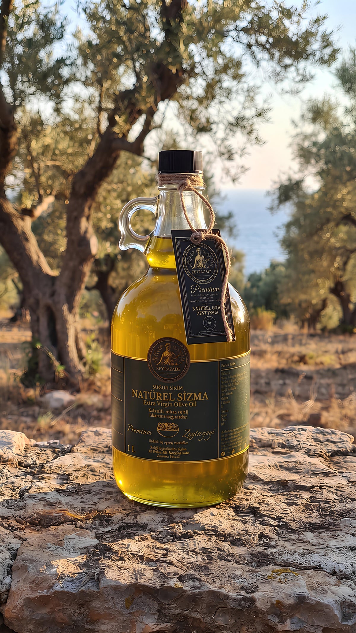 Zeyrazade Premium Extra Virgin Olive Oil Set – 5-Pack Bundle for Daily Culinary