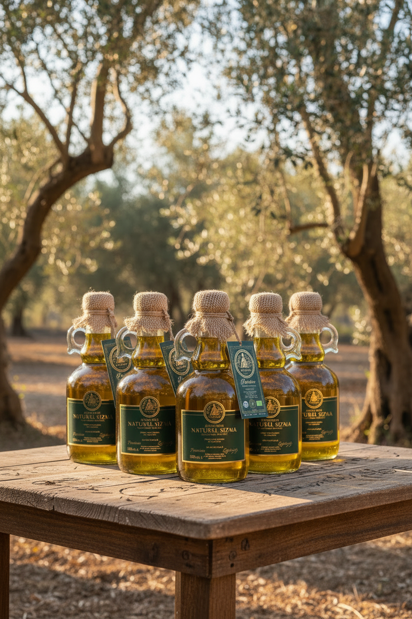 Zeyrazade Premium Extra Virgin Olive Oil Set – 5-Pack Bundle for Cold Dishes & Finishing Touch