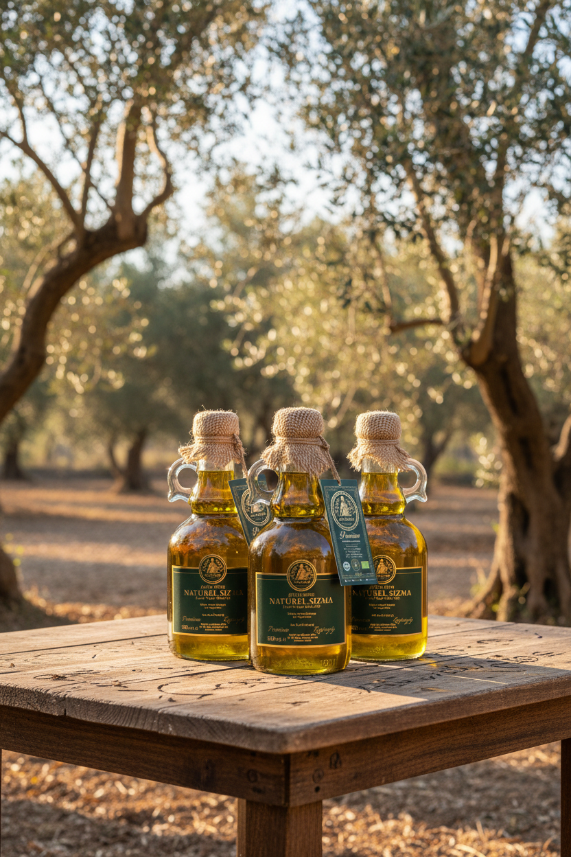 Zeyrazade Premium Extra Virgin Olive Oil Set – Trio Pack for Cold Dishes & Sauces