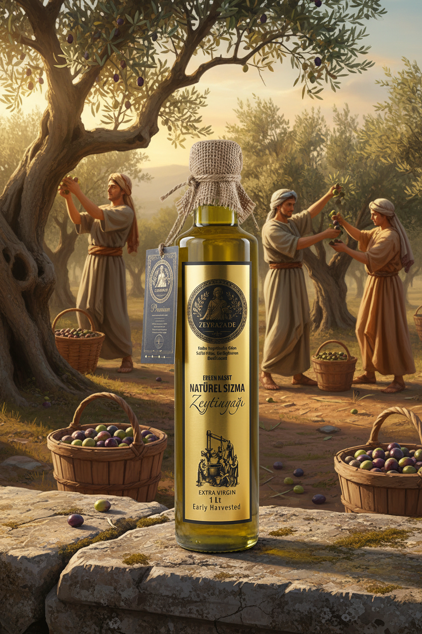 Zeyrazade Premium Cold-Pressed Extra Virgin Olive Oil – Early Harvested-Trio Pack
