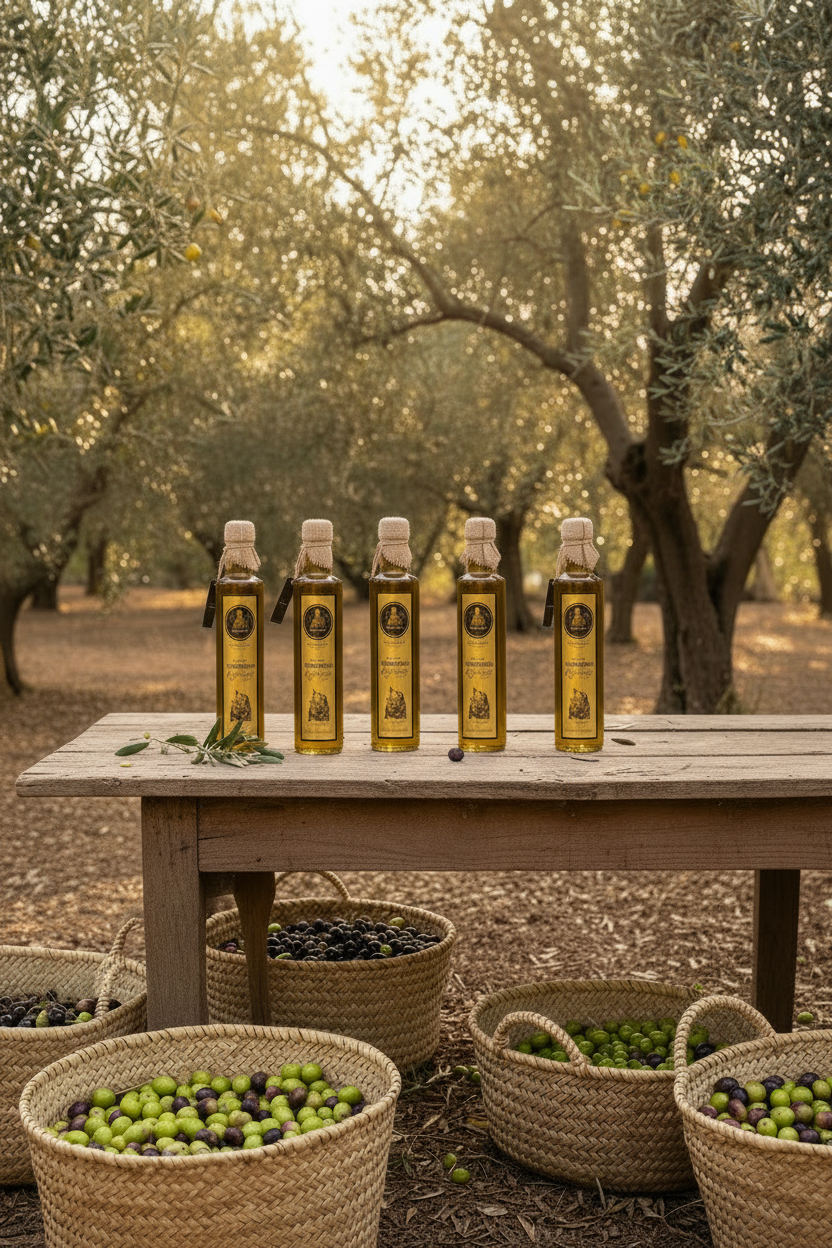 Zeyrazade Premium Cold-Pressed Extra Virgin Olive Oil – Early Harvested-5-Pack Bundle