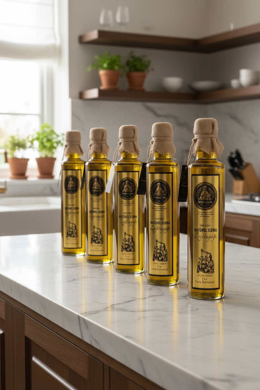 Zeyrazade Premium Cold-Pressed Extra Virgin Olive Oil – Early Harvested-5-Pack Bundle
