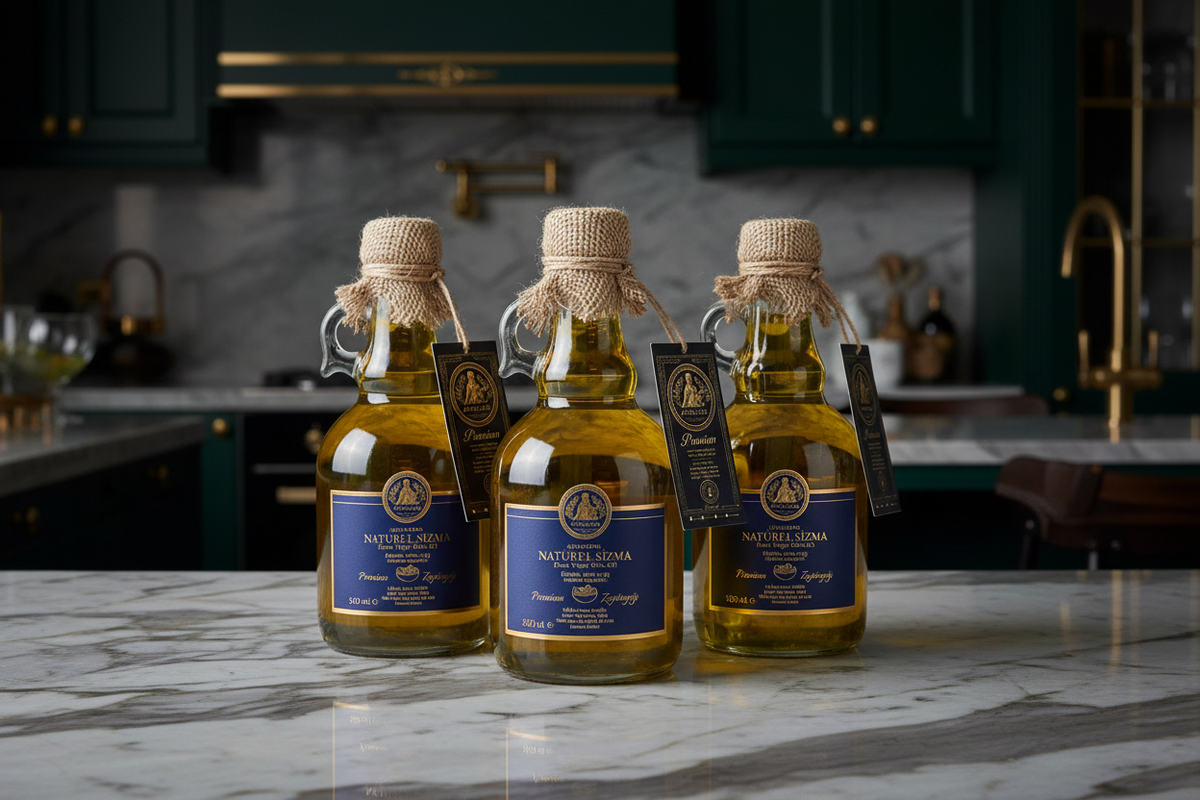 Zeyrazade Premium Extra Virgin Olive Oil Set – Trio Pack for Breakfast & Salads