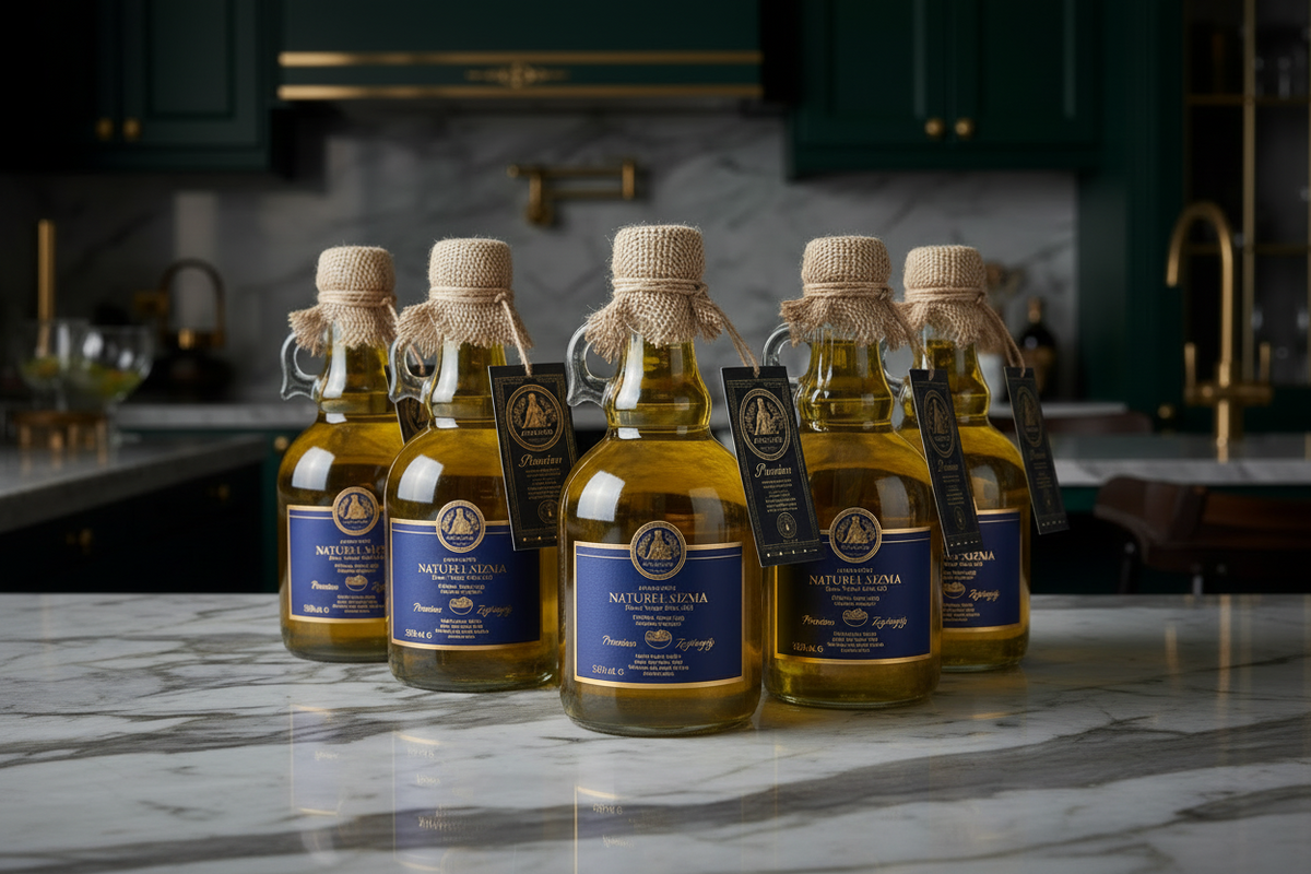 Zeyrazade Premium Extra Virgin Olive Oil Set – 5-Pack Bundle for Breakfast & Salads
