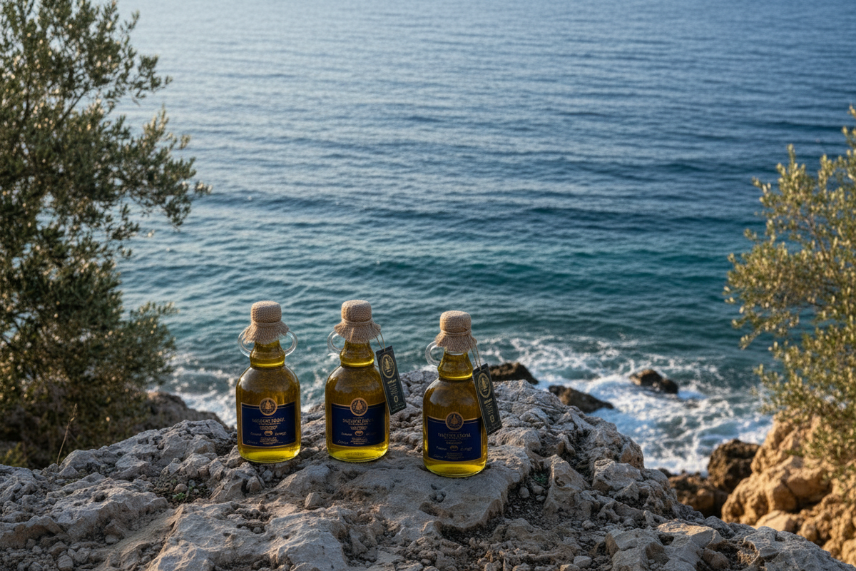 Zeyrazade Premium Extra Virgin Olive Oil Set – Trio Pack for Breakfast & Salads
