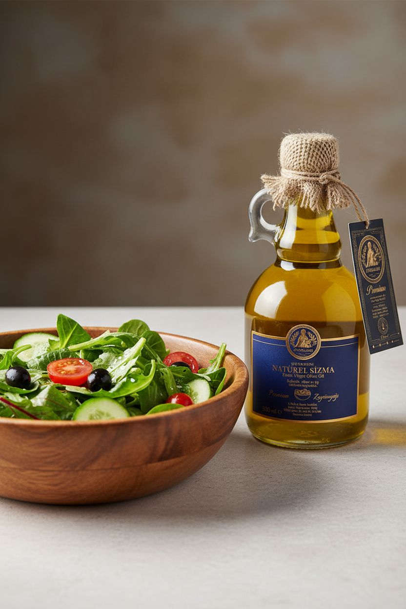 Zeyrazade Premium Extra Virgin Olive Oil Set – Trio Pack for Breakfast & Salads