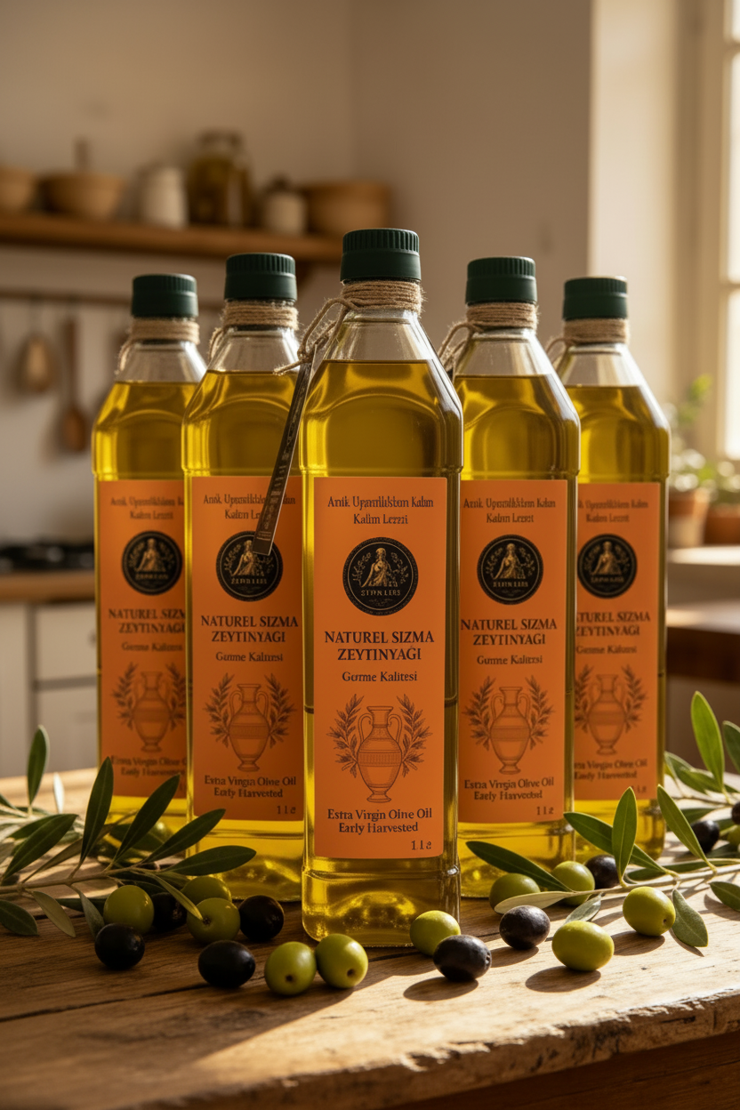 Zeyrazade Cold-Pressed Extra Virgin Olive Oil-5-Pack Bundle